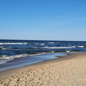 sandy beach Poland