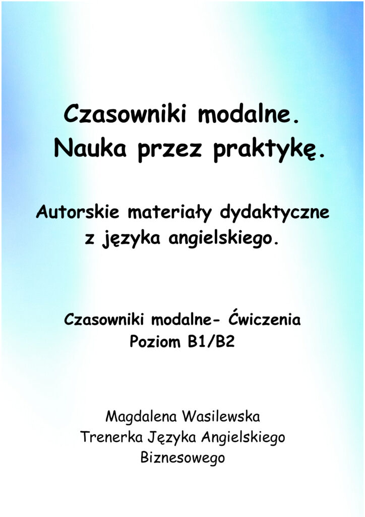 Czasowniki modalne B1 B2 Ćwiczenia