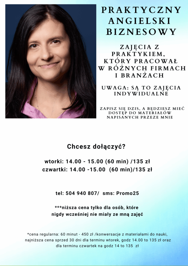Angielski biznesowy konwersacje; English4work; English4workbizpl