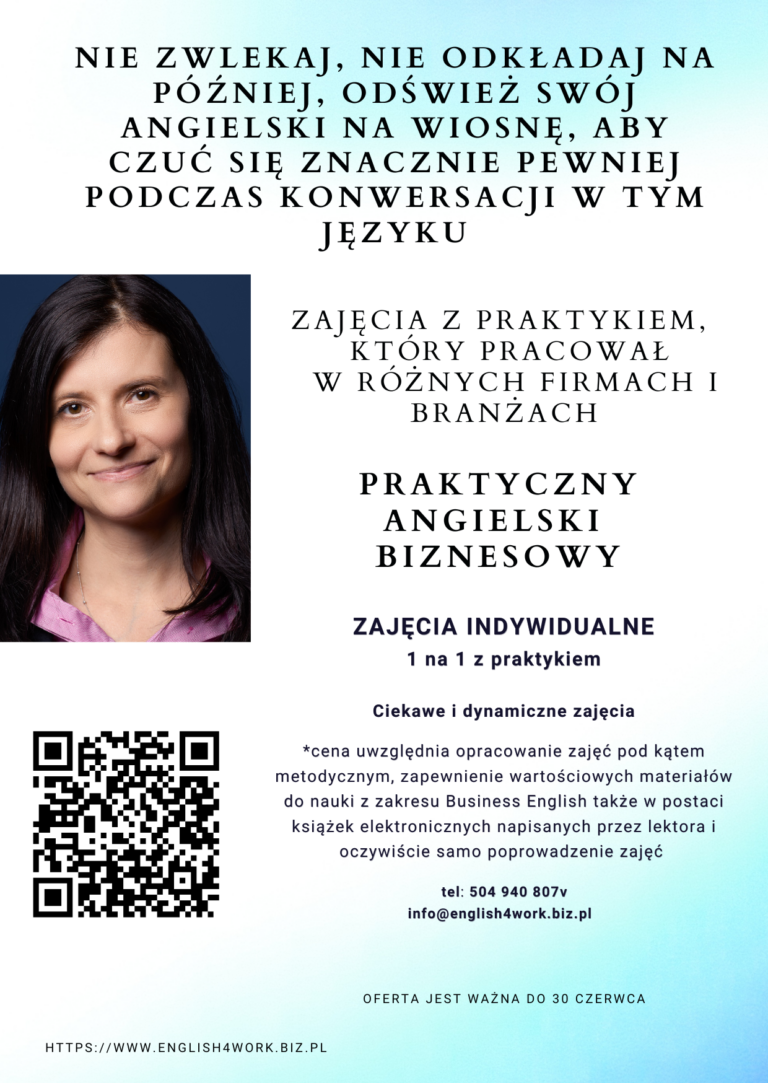 odśwież swój angielski na wiosnę z English4workbizpl